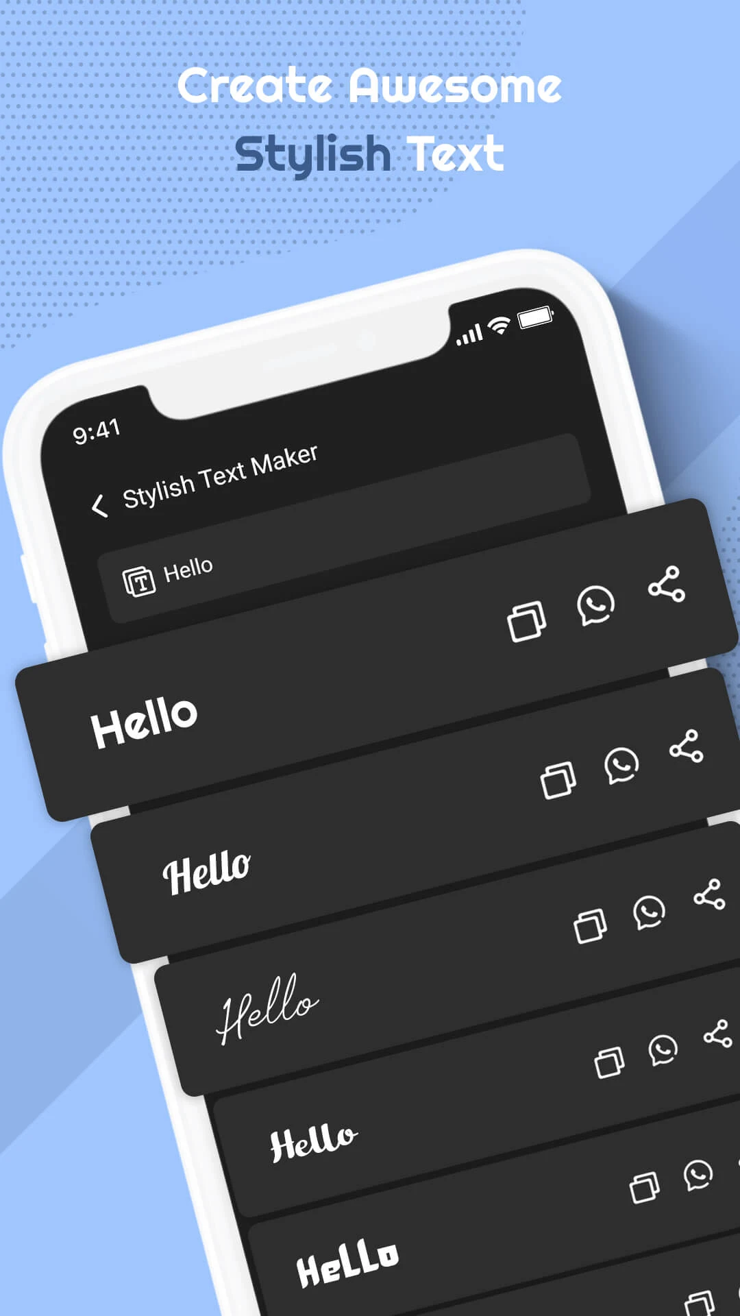 Stylish font : Creat Amazing P screenshot