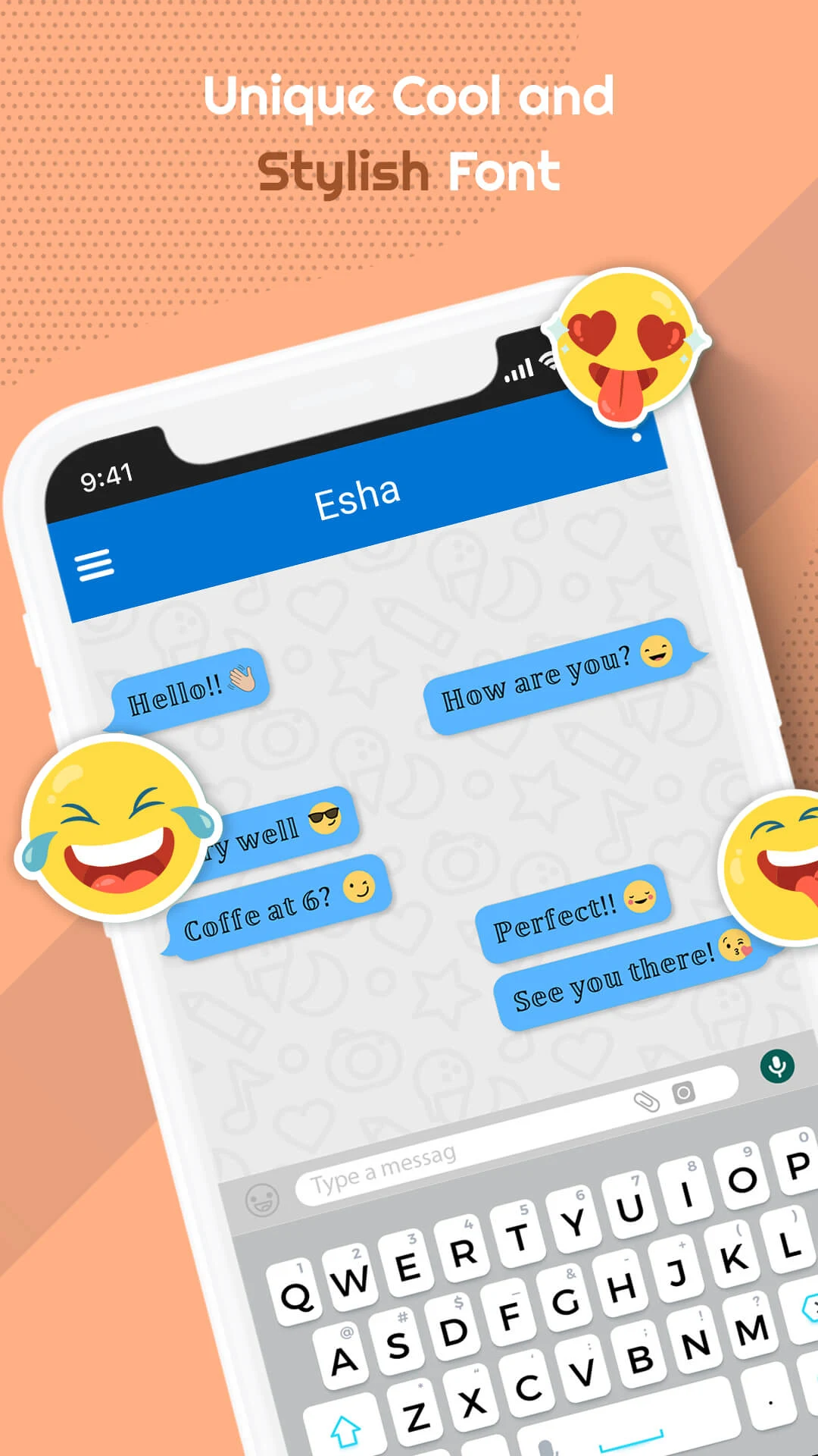 Stylish font : Creat Amazing P screenshot